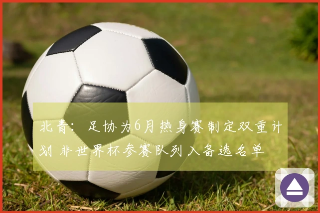 北青：足协为6月热身赛制定双重计划 非世界杯参赛队列入备选名单