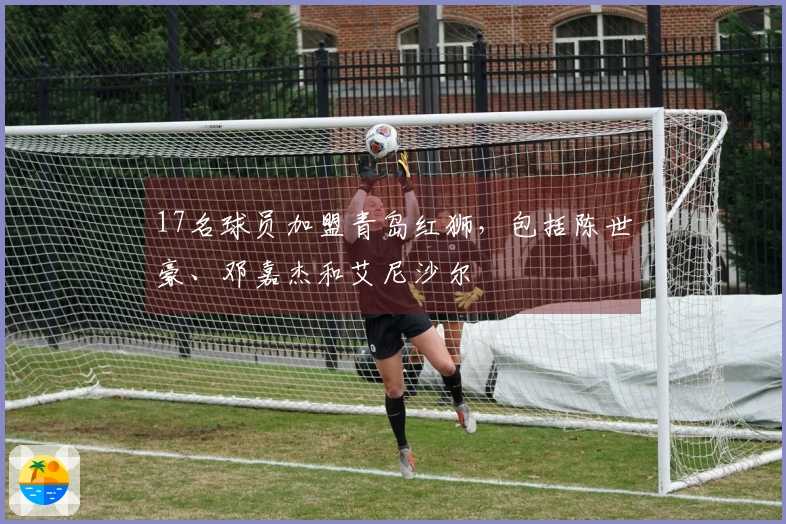 17名球员加盟青岛红狮，包括陈世豪、邓嘉杰和艾尼沙尔